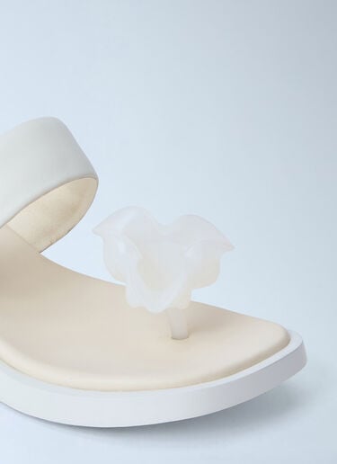 CAMPER Block Heel Sandals White cmp0264012