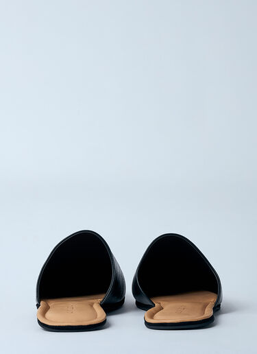 Our Legacy Ciagarr Leather Mules Black our0360018