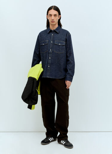 Western Denim Shirt Stüssy Western Denim Shirt Blue sts0156015