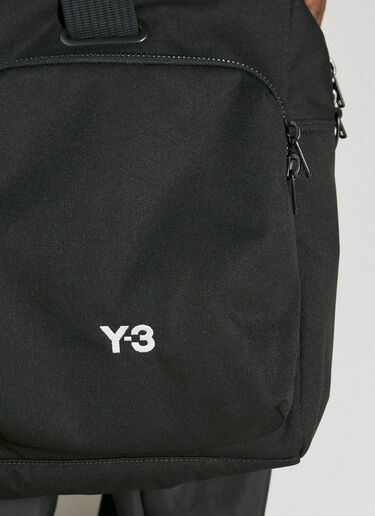Y-3 ロゴ刺繍ホールドオールバッグ ブラック yyy0356025