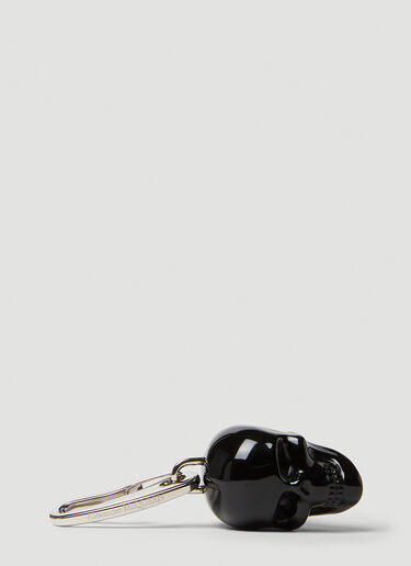 Alexander McQueen Skull Keyring Black amq0148052