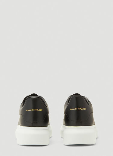 Alexander McQueen 皮革运动鞋 黑 amq0241067