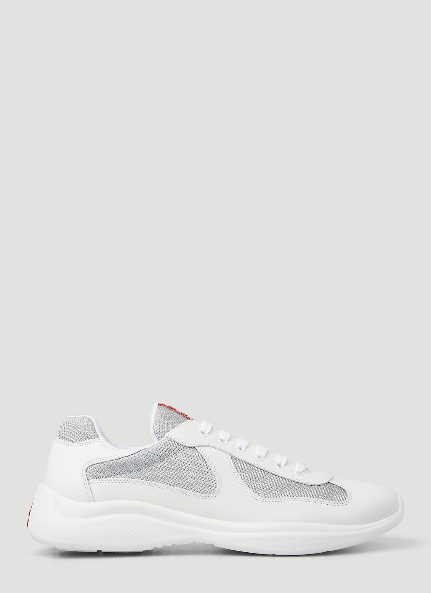 Prada Men's America's Cup Patent Leather Patchwork Sneakers