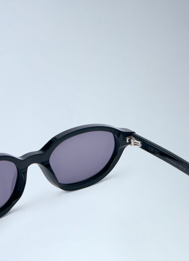 Oval Frame Sunglasses Retrosuperfuture x MM6 Oval Frame Sunglasses Black rmm0364002