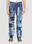 VETEMENTS 드롭 6 패치워크 진 라이트 블루 vet0251008