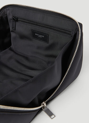 Saint Laurent Logo Wash Bag Black sla0151087