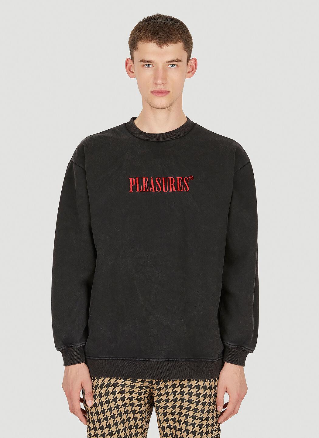 Pleasures Sour Washed Sweatshirt in Black LN CC
