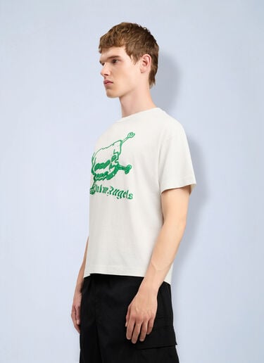 Palm Angels Skull T-Shirt White pma0164089