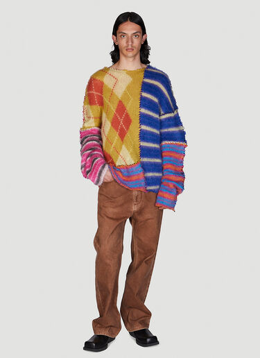 Marni Patchwork Knit Sweater Multicolour mni0150016
