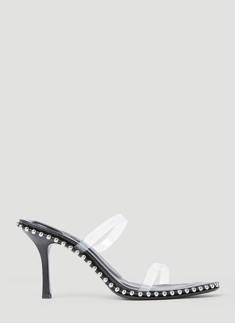 Balenciaga Nova 85 Slide High-Heel Sandals Black bal0253079