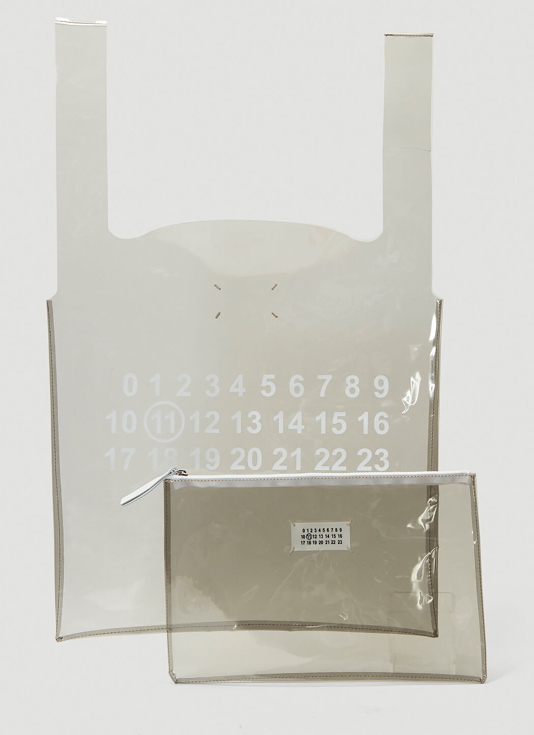 Helmut lang clear best sale tote bag