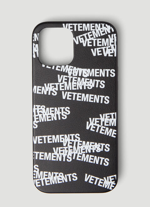 Vetements Logo iPhone 12 Pro Max Case Silver vet0154016