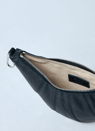 Lemaire Croissant Coin Pouch Crossbody Bag Black lem0360004
