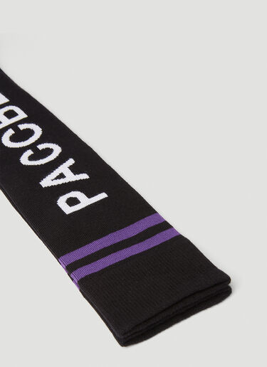 Rassvet High Logo Intarsia Socks Black rsv0152021