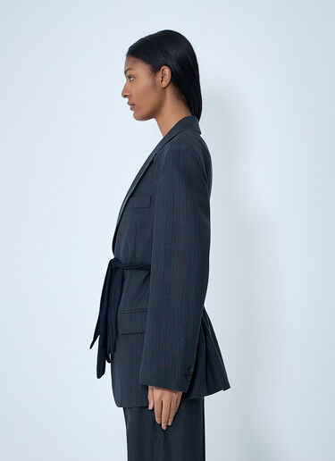 MM6 Maison Margiela Belted Blazer Black mmm0264003