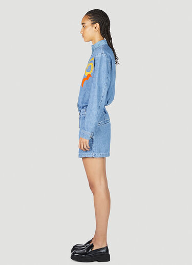 Marni x No Vacancy Chambray Playsuit Blue mvy0253013