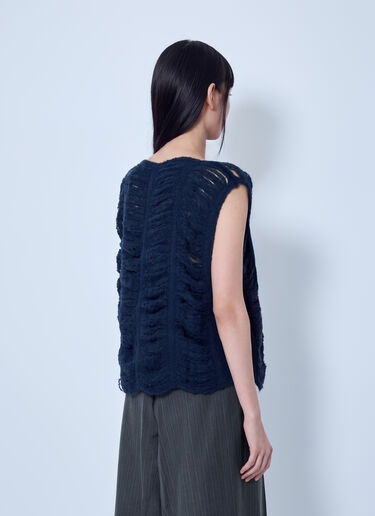 LN-CC® - Our Legacy: Rib Cage Vest - Navy Our Legacy Rib Cage Vest Navy our0265026