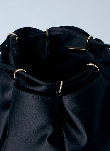Prada Satin Mini Bucket Bag Black pra0264016