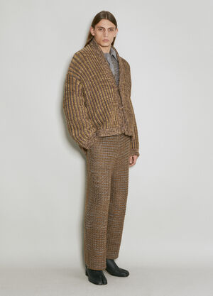 The Row Chunky Knit Pants Red row0154007
