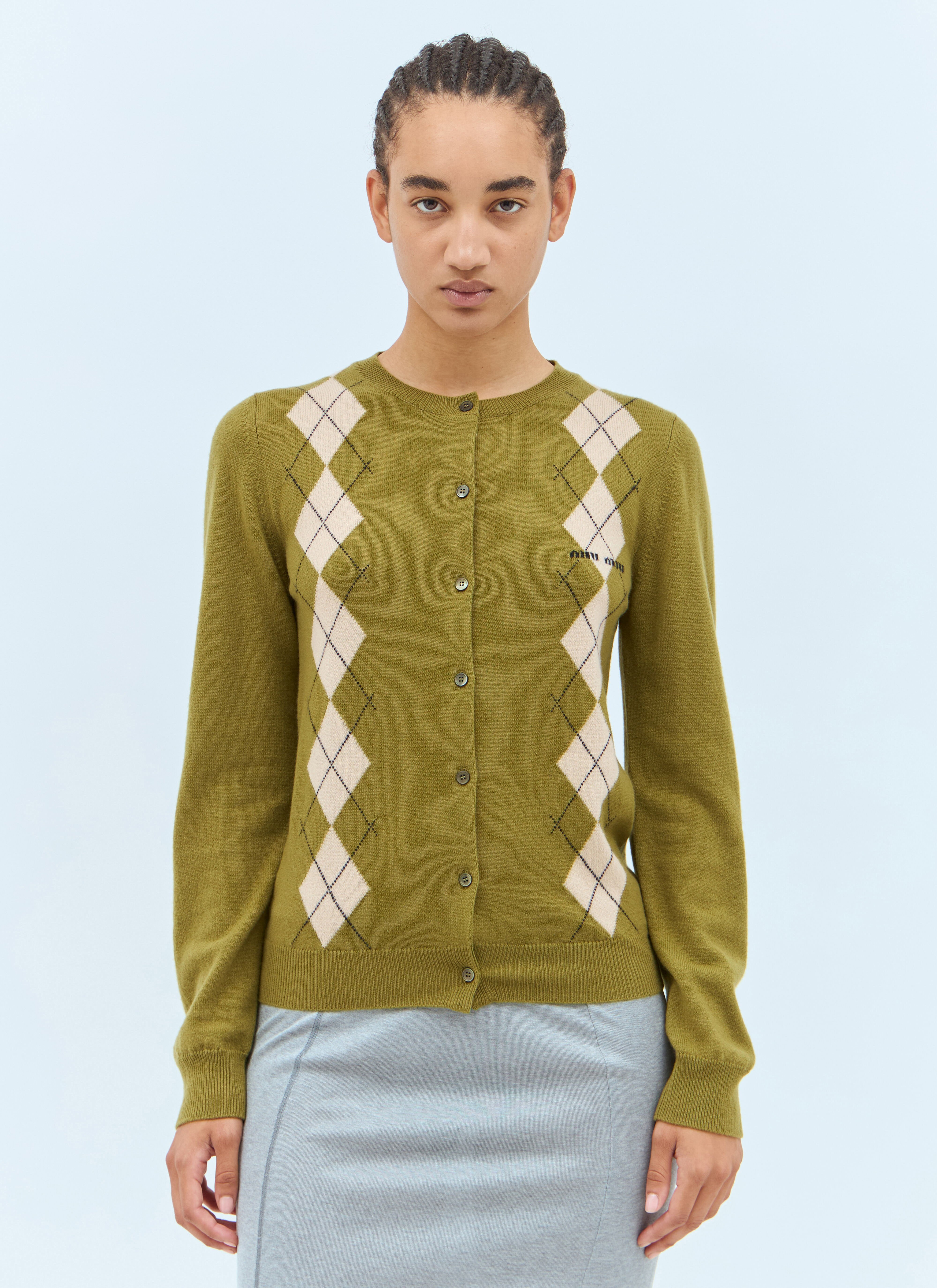 Miu miu wool cardigan on sale