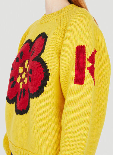 Kenzo Graphic Comfort Sweater Yellow knz0250005