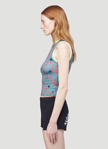 Maisie Wilen Knitted Muscle Beach Tank Top Blue mwn0244006