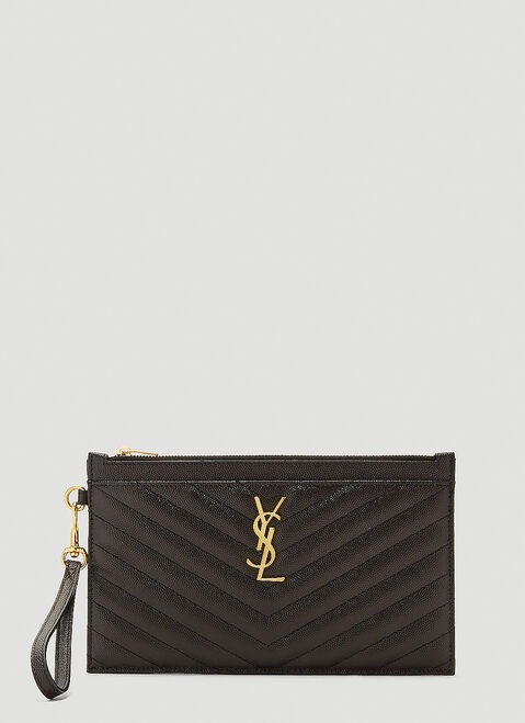 Saint Laurent モノグラムポーチ ブラック sla0254097