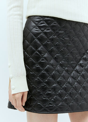 Moncler 퀼팅 마감 미니스커트 블랙 mon0257033