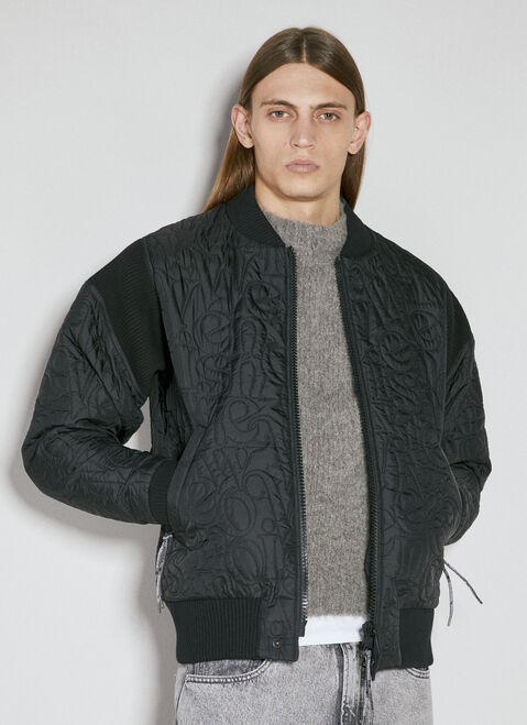 Vivienne Westwood Quilted Bomber Jacket Cream vvw0154007
