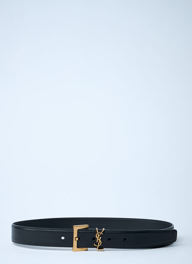 Saint Laurent 카상드르 벨트  블랙 sla0241125