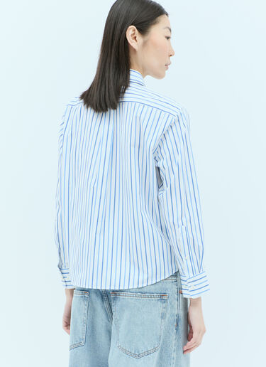 Dries Van Noten Clavini Striped Shirt Blue dvn0256008