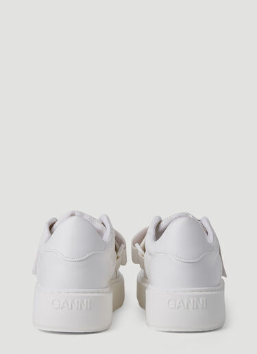 Sporty Cupsole Sneakers GANNI Sporty Cupsole Sneakers White gan0251033