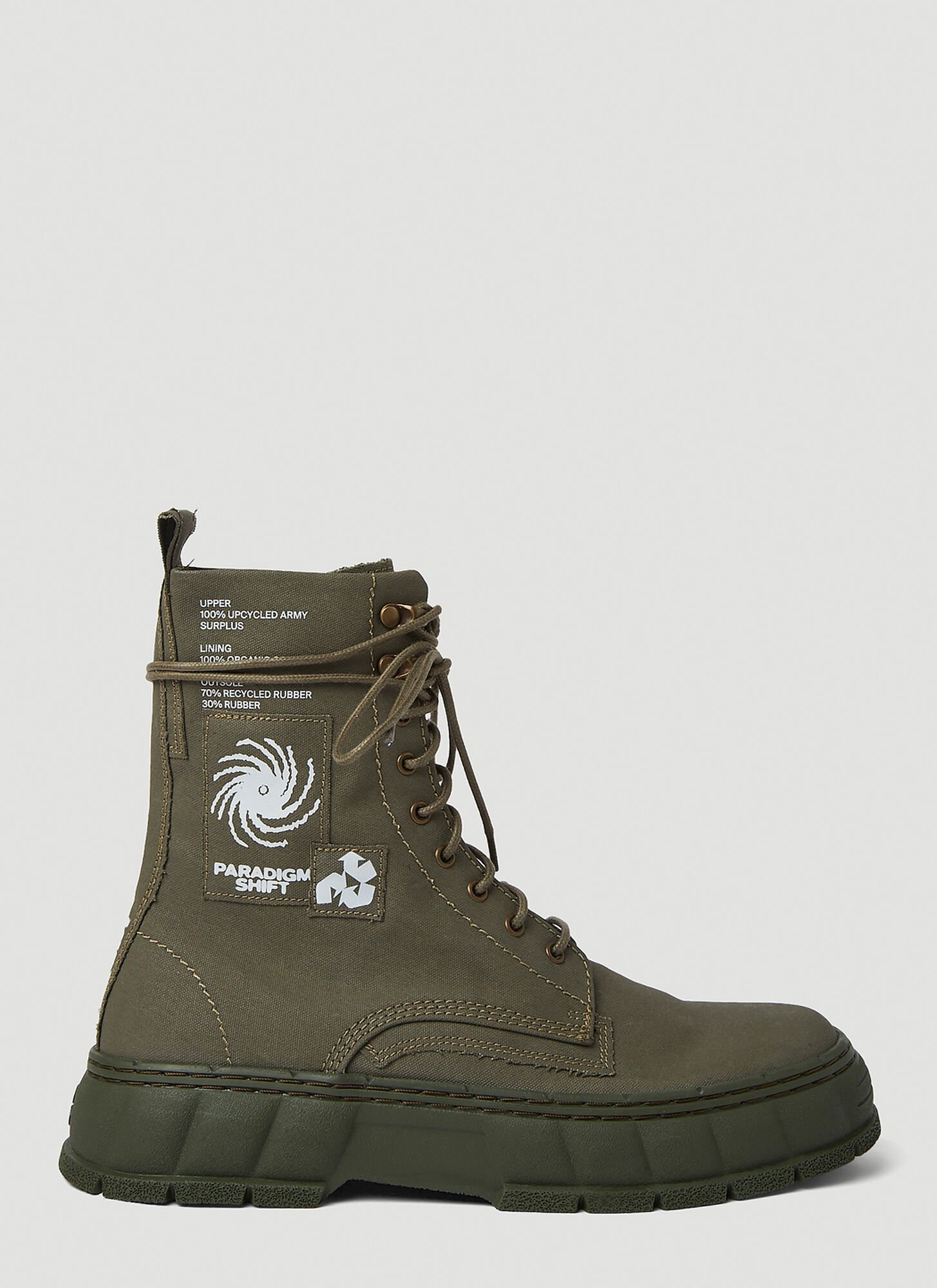Viron 1992 Canvas Boots In Green