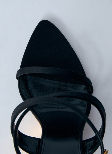 Saint Laurent Salomé Wedges Black sla0259022