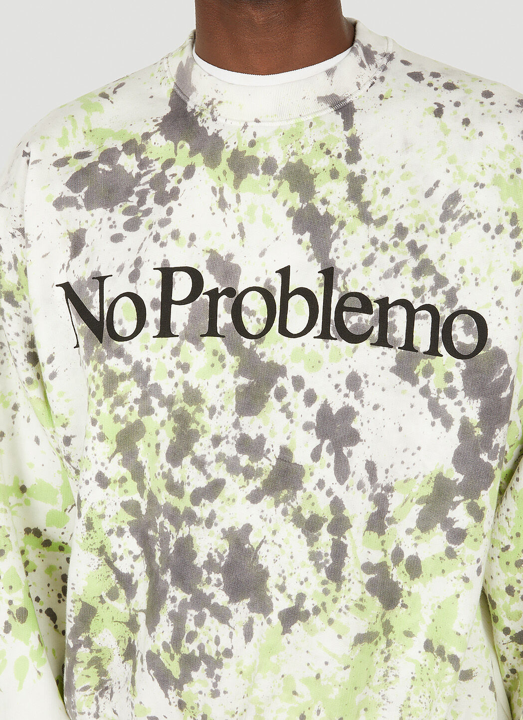 Aries no problemo tie dye sweatshirt