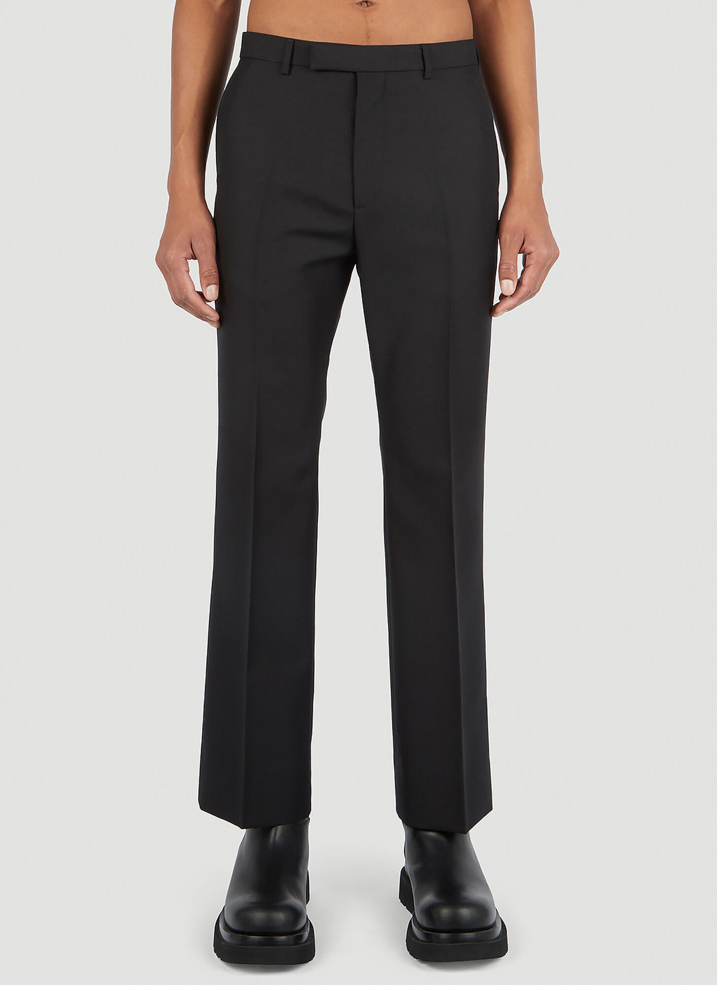 Shop Gucci Aria Tailored Pants In Black