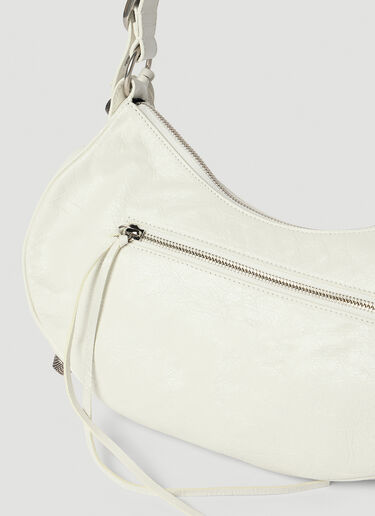 Balenciaga Le Cagole Small Shoulder Bag White bal0253041