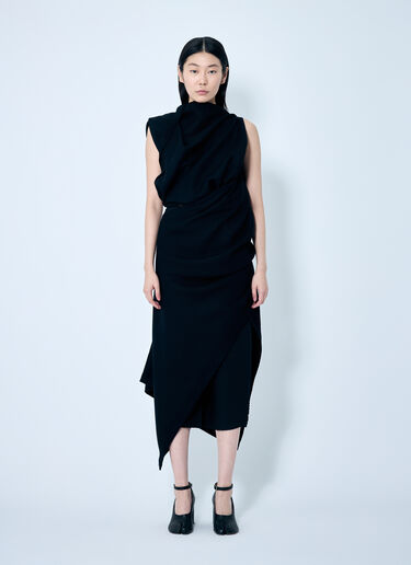 Issey Miyake Entwine Maxi Dress Black ism0259004