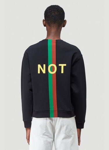 Gucci Fake Not Sweatshirt Black guc0142028