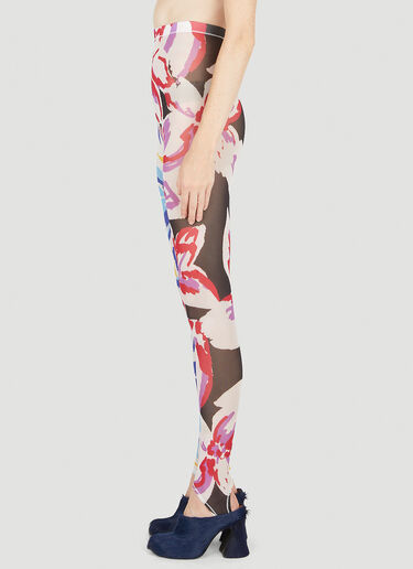 Chopova Lowena Graphic Powermesh Leggings Multicolour cho0250013