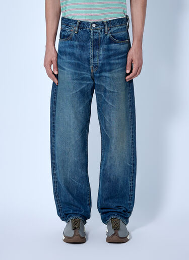 LN-CC® - Visvim: Social Sculpture 01 Wide-Leg Jeans - Blue Visvim Social Sculpture 01 Wide-Leg Jeans Blue vis0166012