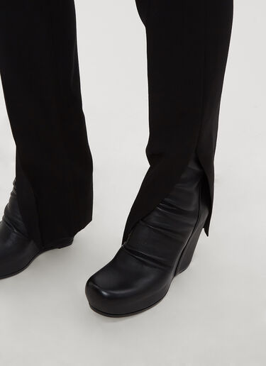 Tailored Split Hem Pants Oliver Theyskens Tailored Split Hem Pants Black oli0234004