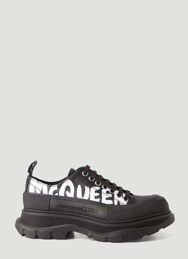 Alexander McQueen Tread Slick Graffiti Sneakers Black amq0247090