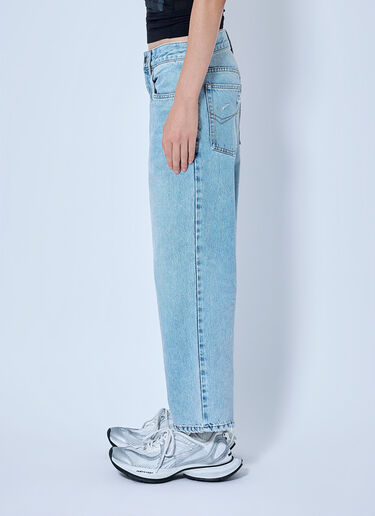 LN-CC® - Balenciaga: Straight-Leg Denim Jeans - Light Blue Balenciaga Straight-Leg Denim Jeans Light Blue bal0265009