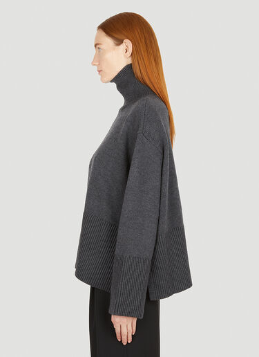 TOTEME Turtleneck Sweater Grey tot0251034