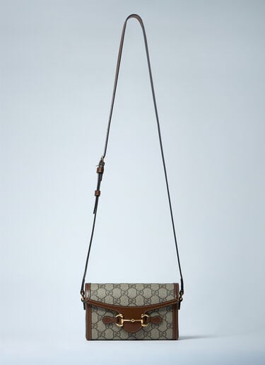 Gucci Small Horsebit 1955 Crossbody Bag Light Brown guc0159113