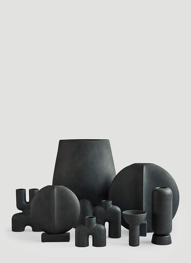101 Copenhagen Cobra Double Hexa Vase Black wps0670314