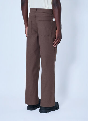 LN-CC® - Moncler: Tailored Straight-Leg Trousers - Brown Moncler Tailored Straight-Leg Trousers Brown mon0166034