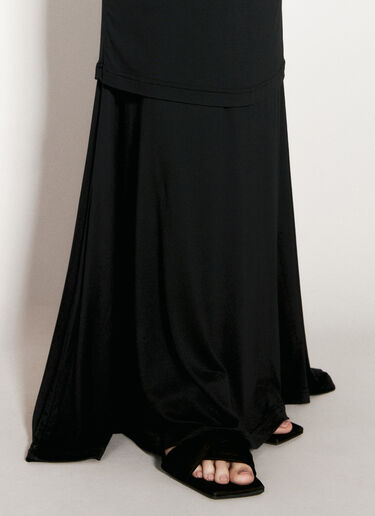 032C Daydream Layered Maxi Skirt Black cee0255002