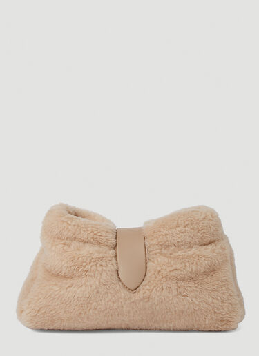 Maxi Teddy Clutch Bag Max Mara Maxi Teddy Clutch Bag Beige max0251030